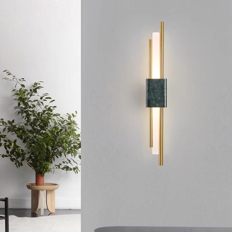 Simple Crystal Wall Lamp Modern Bedroom LED Glass Lights Living Room Indoor Decor Lighting Mirror Headlight Makeup Fixtures