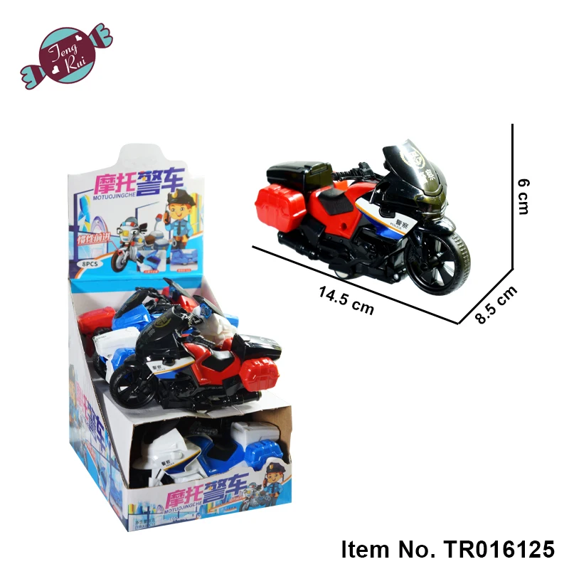 Tengrui новые конфеты игрушка мотоцикл полицейский автомобиль