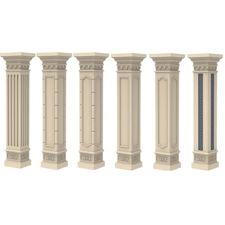 Factory precast plastic balcony baluster mold and roman vase column pillar mould for concrete