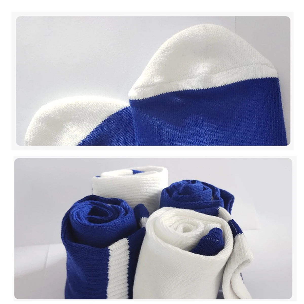 New Long Soccer Socks Chinlon Material Popular High Quality Football Socks 2024 Hot Sale Model Breathable Socks