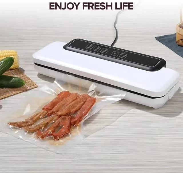 Home Mini Vacuum Sealer Portable Food Storage Fresh Meat Food Plastic Bag Vacuum Sealer Machine