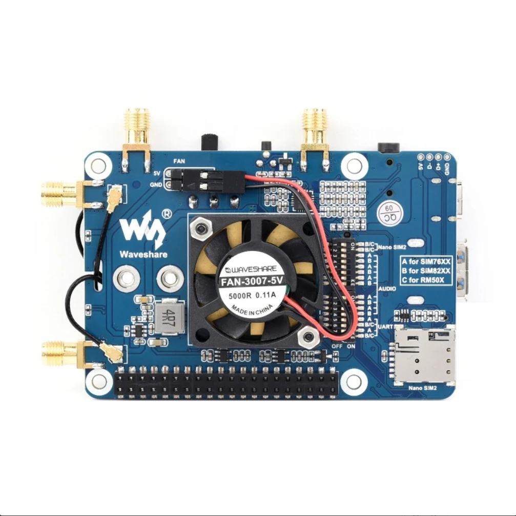 Raspberry Pi 5G Communication Module 5G/4G/3G GNSS For Raspberry Pi 4B 5G Wireless Router 5G Live Streaming