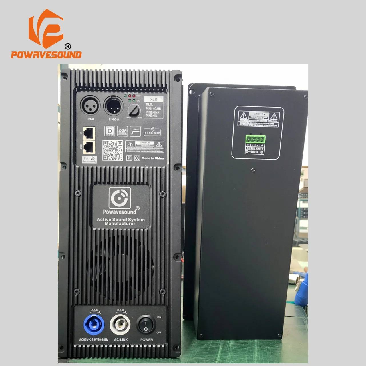 Active speaker amplifier factory direct offer low cost high quality plate amplifier for small line array speaker audio system