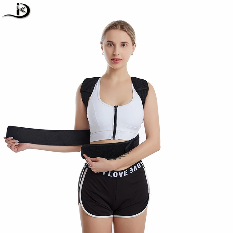 
2021 New Design Upper Back Fix Brace Posture Warm Back Support Belt For Woman Back Pain Brace 