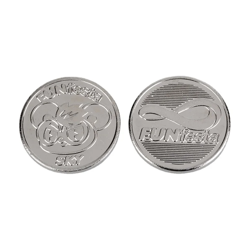 Factory Customized Game Token Coin For Vending Game Machine Metal Coin For Arcade Game Machine Steel Brass Coin Tokens