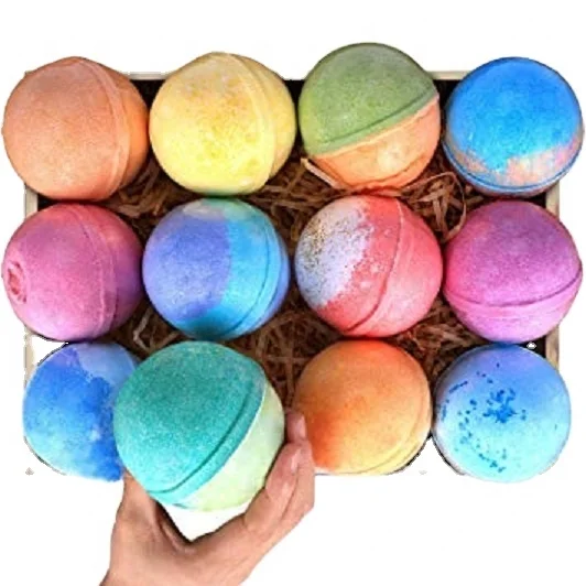 Milk bath bomb exfoliating for normal skin