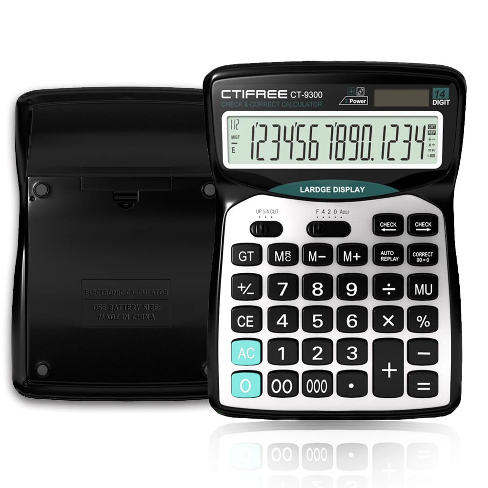 OEM Function Digital Calculator CTFREE CT-9300  Desktop Business LCD Display Multifunctional Portable Scientific Calculator