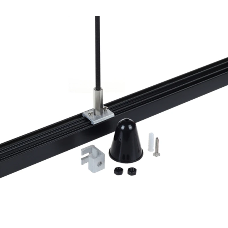 Wholesale Spotlight Track 3 Wires Track Suspension Mount ROD Kit Connect Single Circuit Spotlight Track LED CE 90 Modern