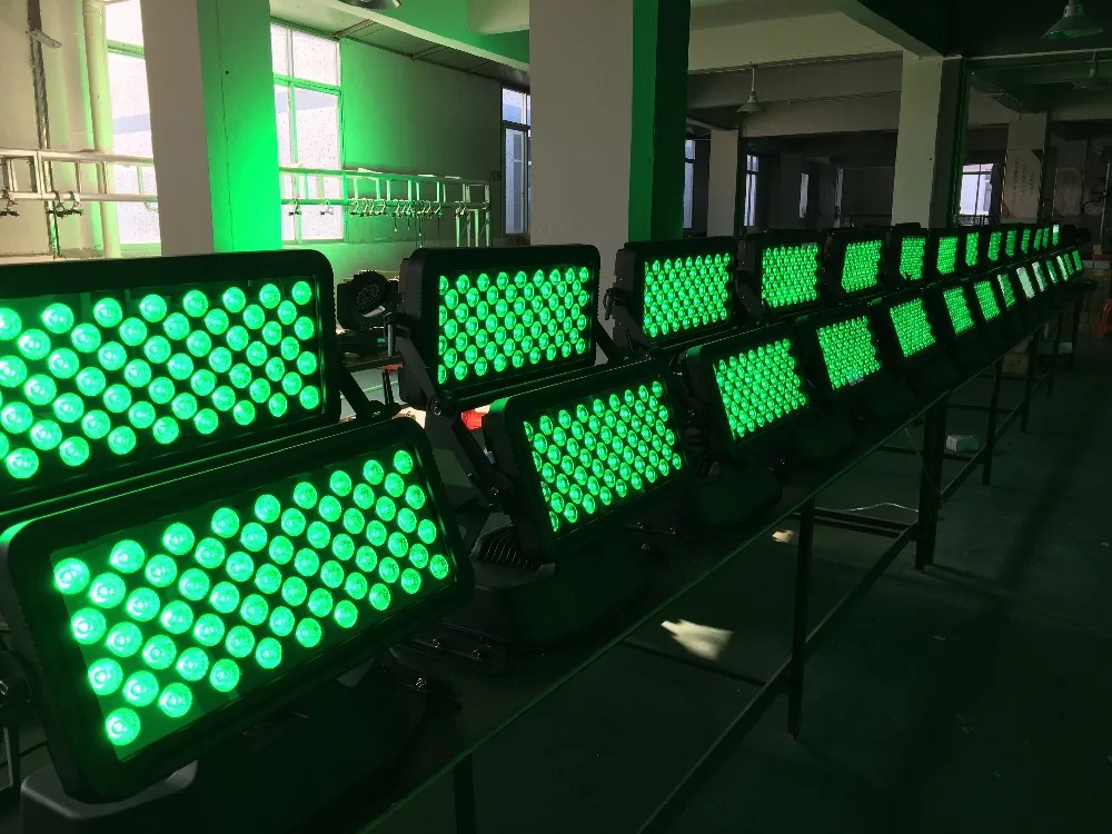 Waterproof 120 PCS 4in1 LED City Color Outdoor LED Wall Washer Stage Lighting for wedding