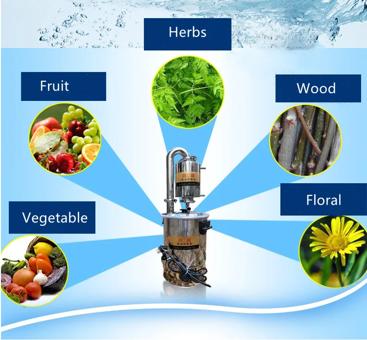 Automatic Rose Lavender Essential Oil Extracting Machine Essential Oil Distillation Machine