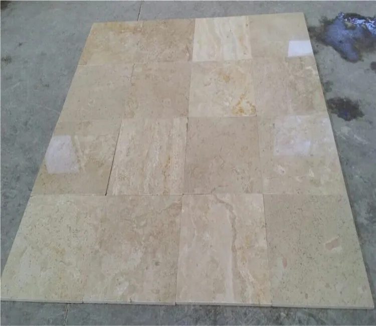 Wholesale low price Beige color travertine stone