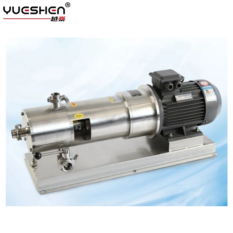 Factory Supply Stainless Steel High Speed Shear Three-Stage Pipeline Type Material-Liquid Homogeneous Mixing Emulsification Pump