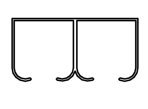 JOB roller guide rails wardrobe sliding door double top rails aluminum profile for sliding door roller