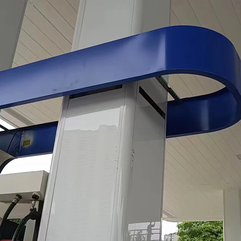Aluminum Strip Sheet Metal Siding Panel Exterior Wall Aluminum Composite Panel Gas Station Fireproof Board