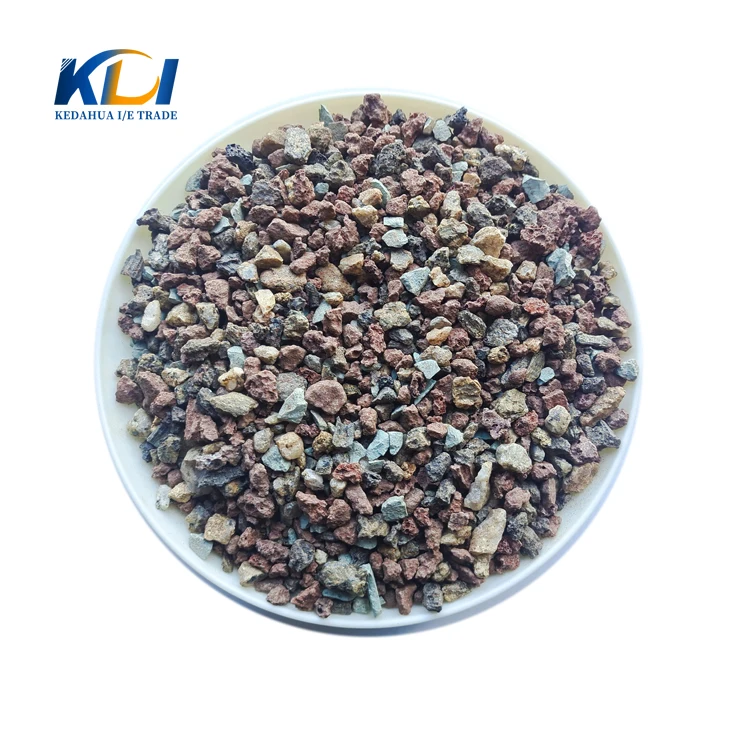 Mixed with multiple minerals zeolite powder volcanic rock maifan stone for succulent plant rainbow stone