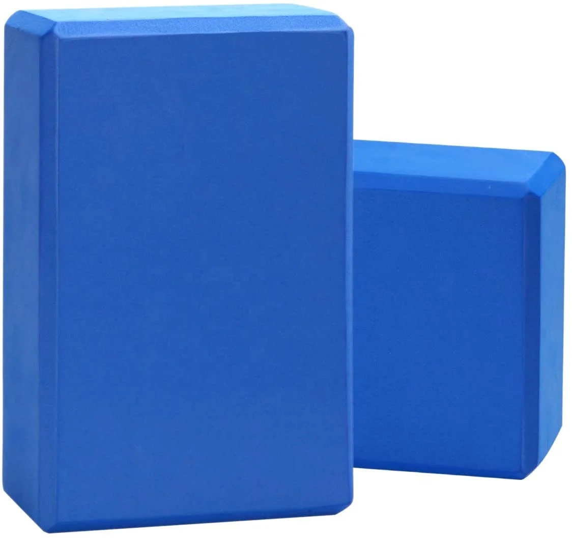 Yoga block   Support non latex EVA foam soft non slip surface, suitable for yoga, Pilates, meditation