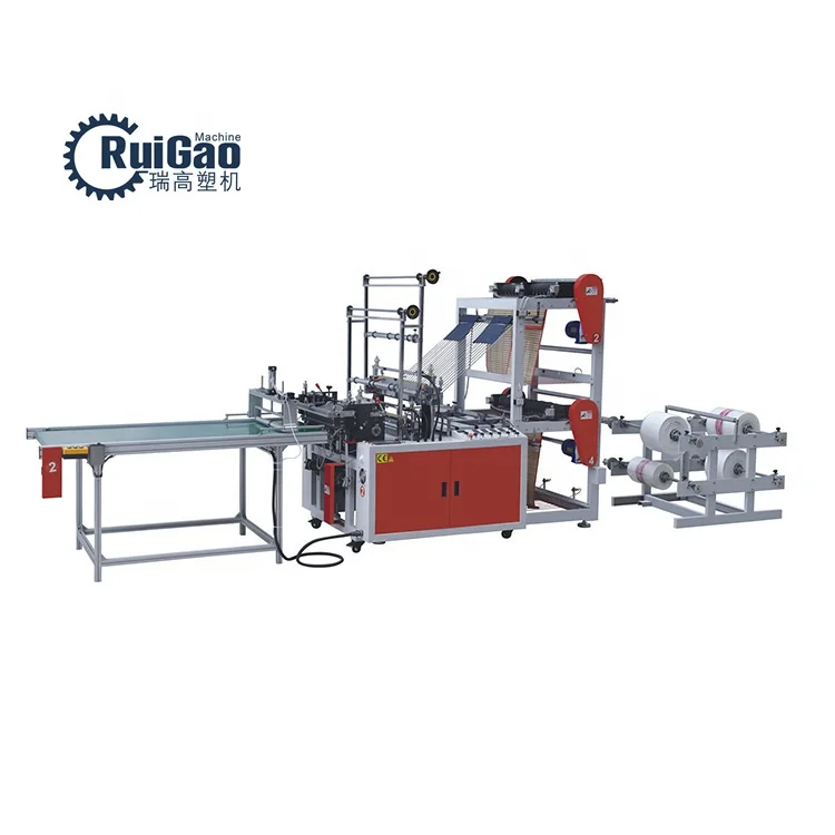 High quality biodegradable plastic t shirt carrier bag machine price