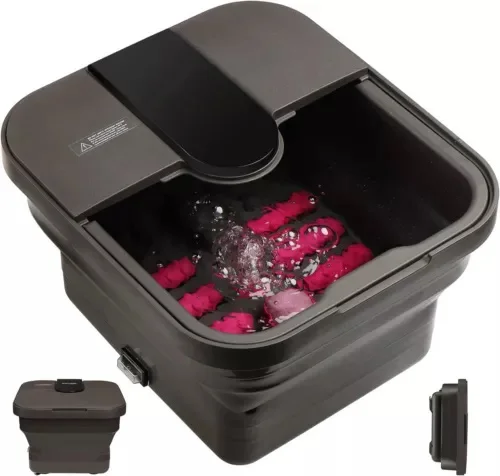 Portable Relax Foldable Soaking Bucket Basin Foot Massager Collapsible Pedicure Foot Spa Bath for Family Customized 220V 20cm