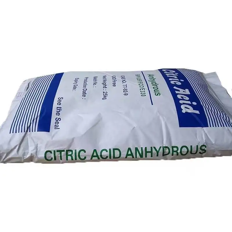 
2021 China Hot Selling Citric Acid Anhydrous Mesh 30-100 Citric Acid Monohydrate Food Grade 