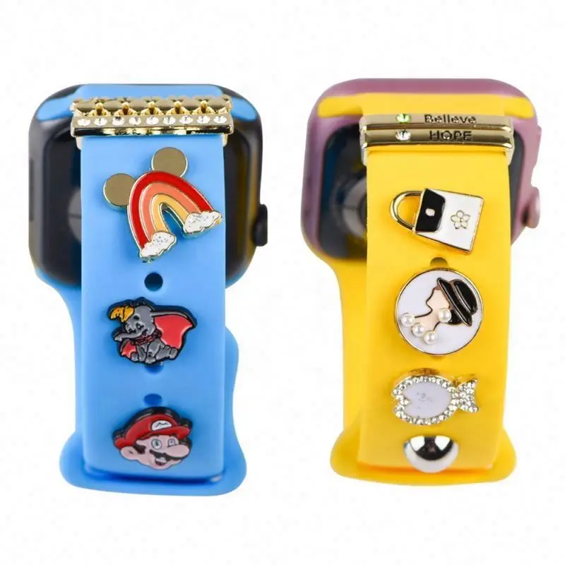 Watch Decoration Charms For i Watch Band Bracelet Metal Leg Decorative Nails For Iwatch Sport Strap Ornament Accessories