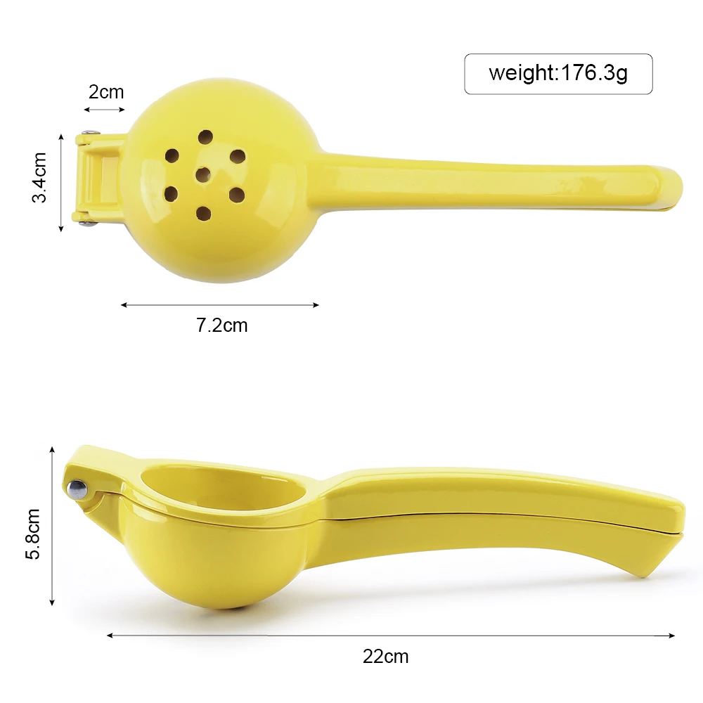 Household Aluminum Lime Press Manual Juicer Citrus Lemon Squeezer