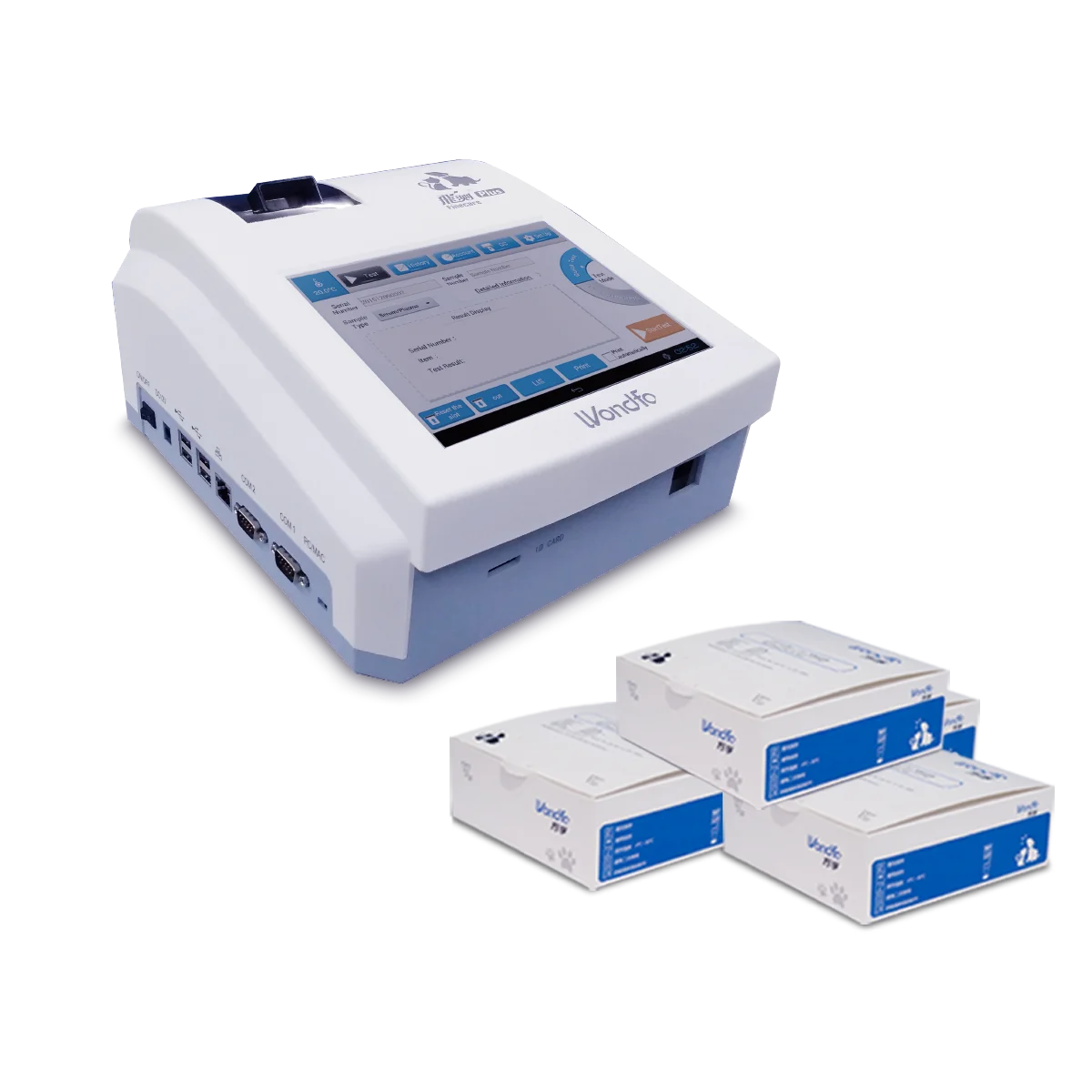 Wondfo High Accuracy Veterinary Finecare PLUS VET TSH Rapid Quantitative Test Kits Strip Pet Clinic