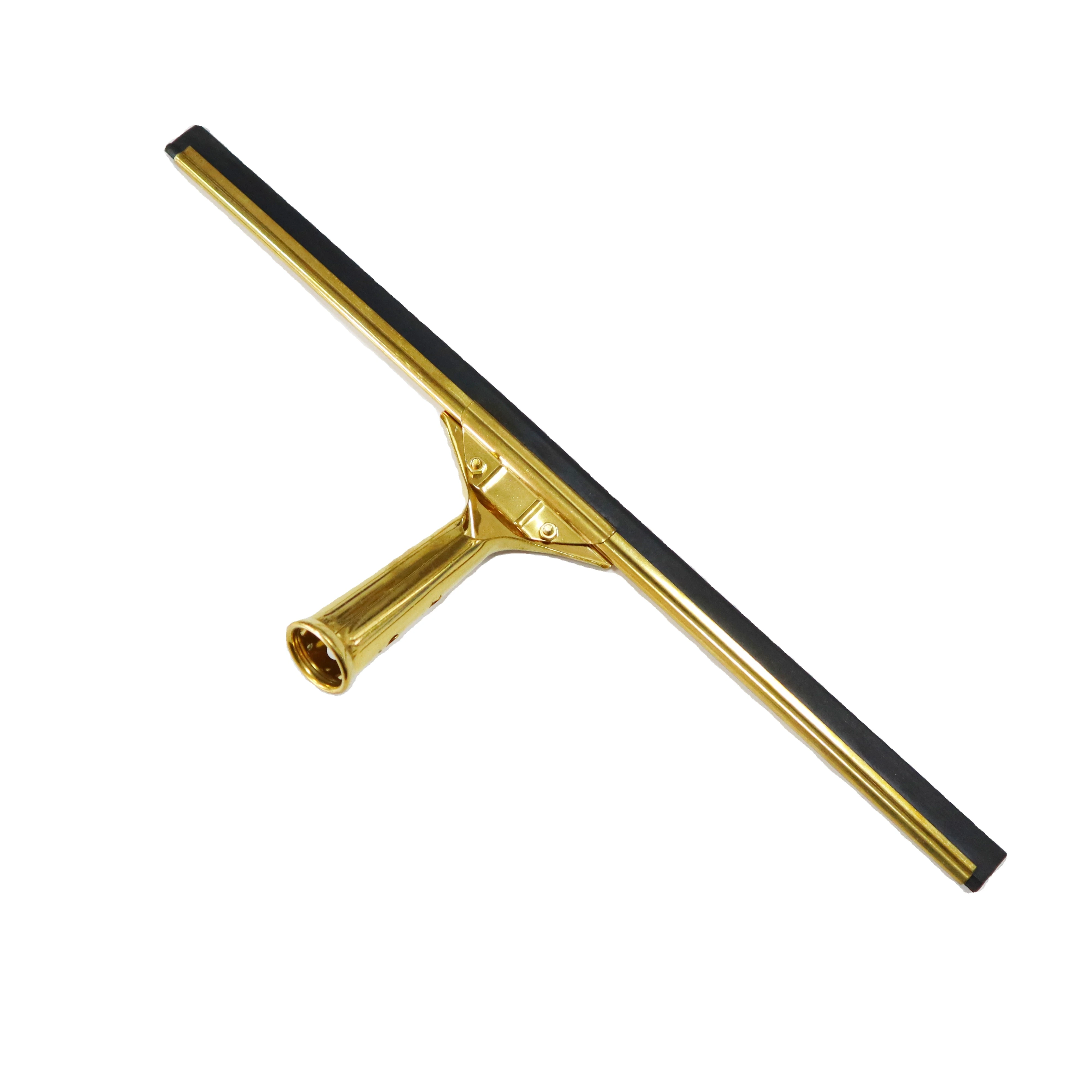 High Quality Custom Copper And Rubber Extendable Window Cleaning Squeegee For Car Window