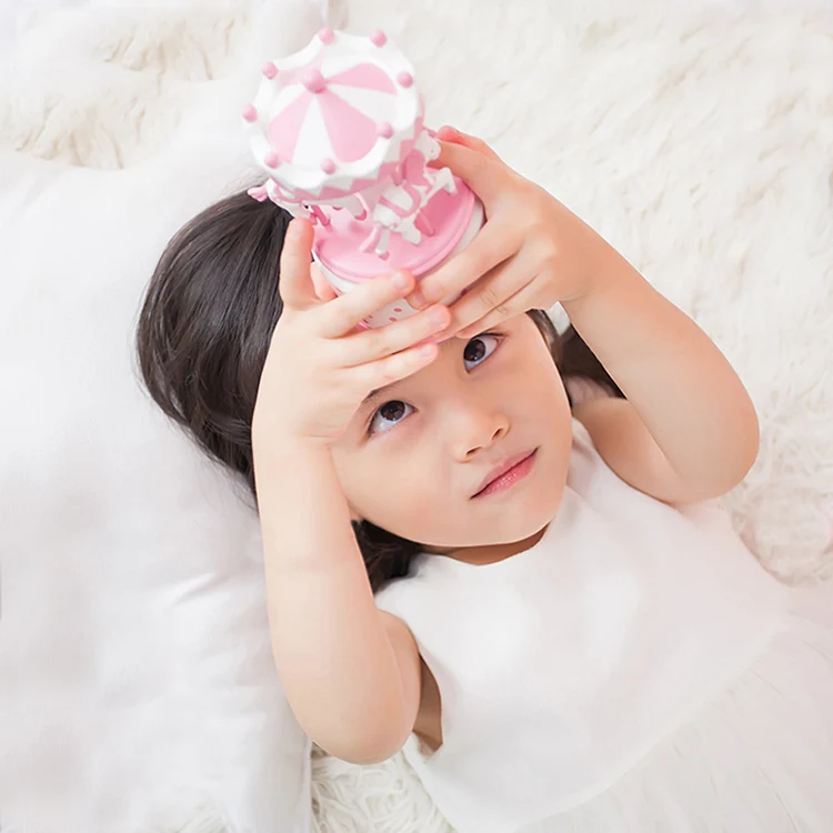 custom song vintage wooden carousel music box quality educational toy for children