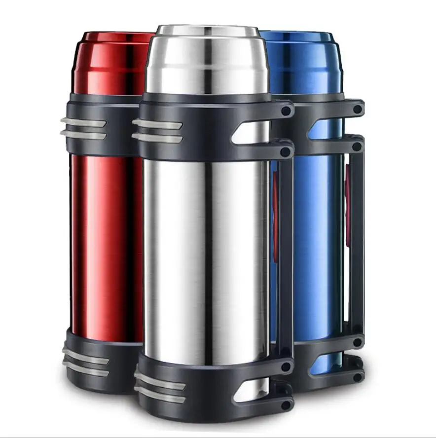 2000ml 2L liter stainless steel outdoor ports Large Capacity volume  Travel Bottle flask Thermos