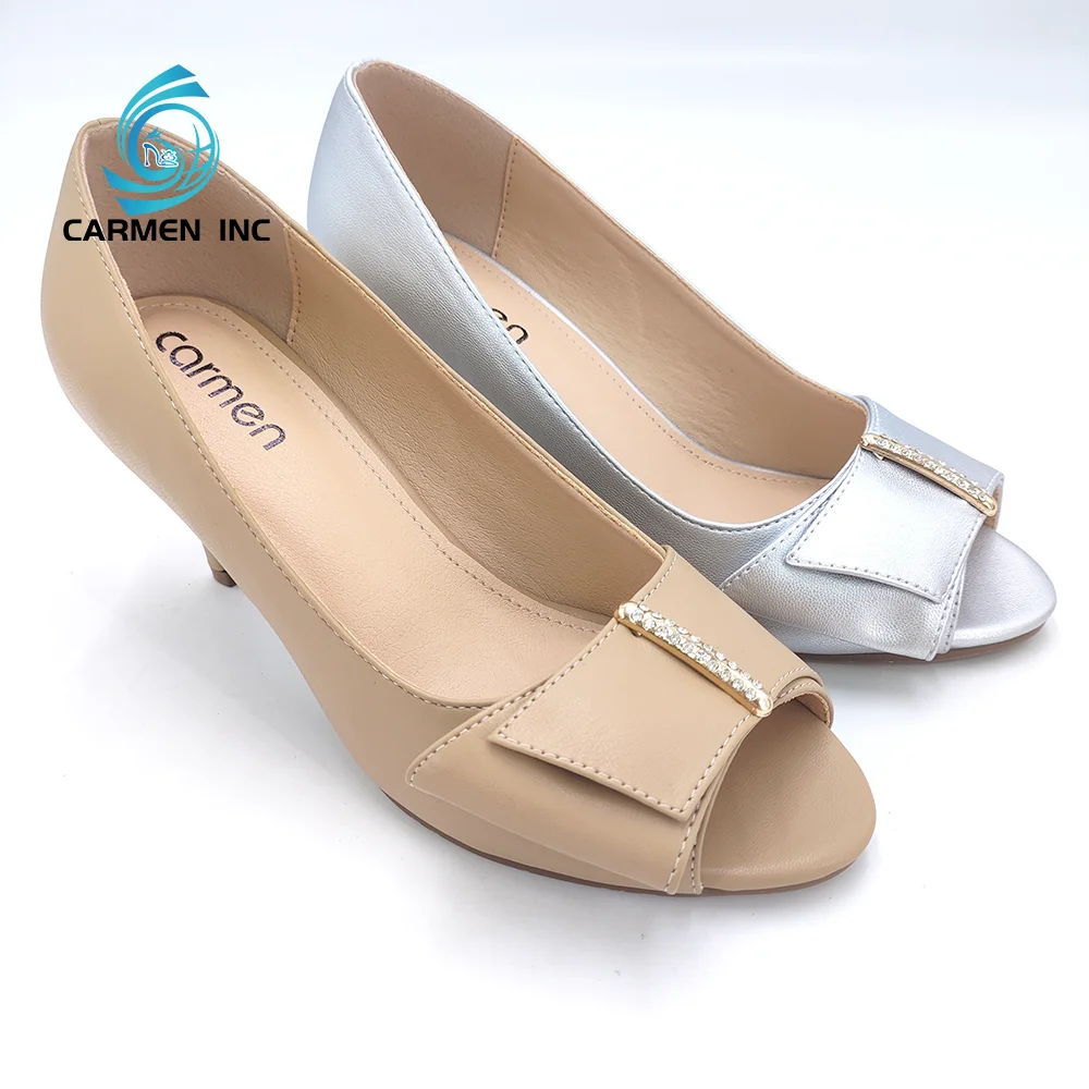 Pointed Toe High Heels Pump for Women Thin Heels Fashion High Heels Shoe Box PU Customized Summer Blue Color Shoes for Women TPR