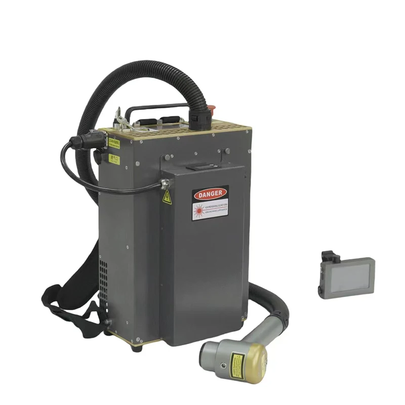 Direct Sales Backpack Laser Cleaning Machine for Metal Wood Stainless Laser Source
