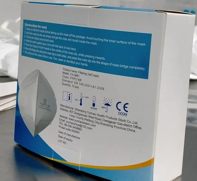 
Hot product with competitive price ffp2 face masks earloop custom ffp2 respirators 