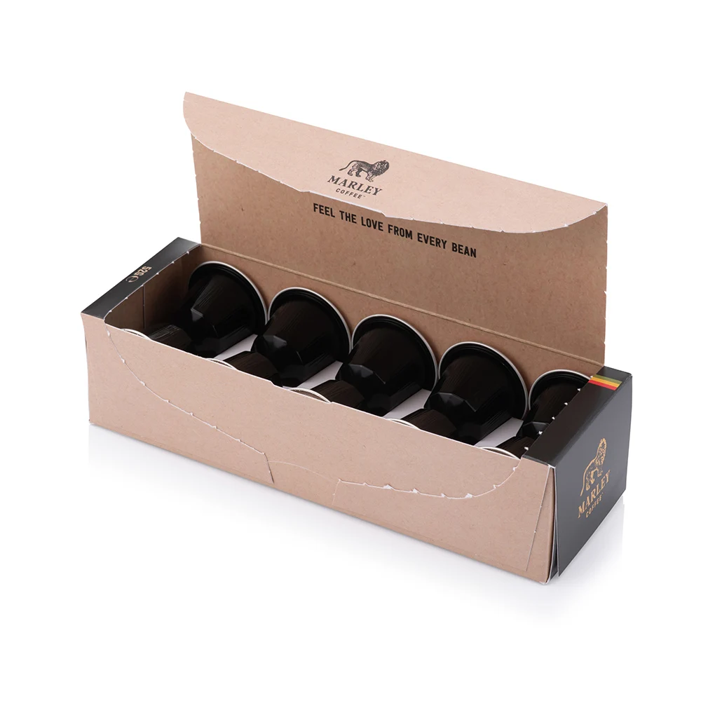 Капсулы кофейные кофеварки Nespresso для темного обжарки «солдат буйвола», 10x7 г