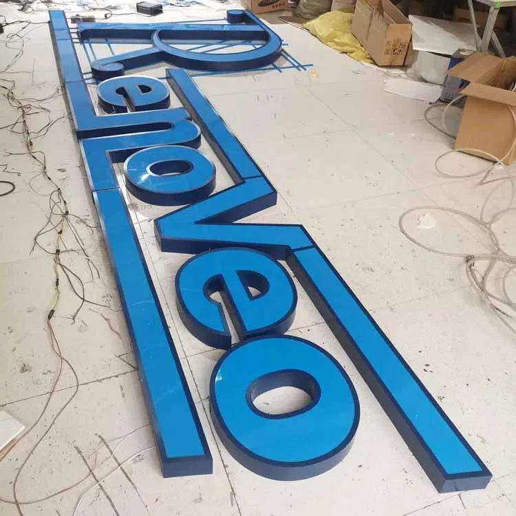 Custom Advertising Acrylic Led Logo Wall Mounted Signage 3D Letters Business Sign Channel Letters