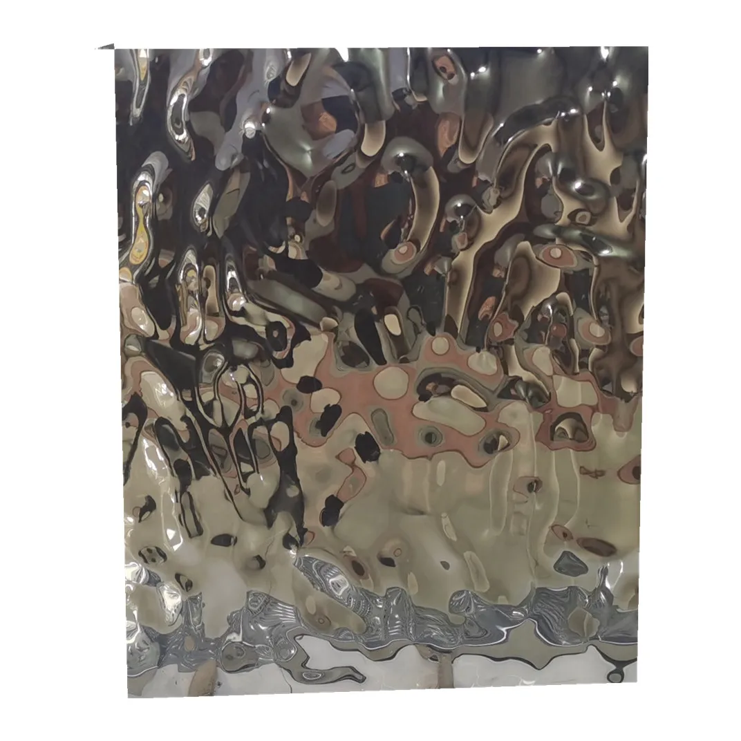 304 Price wall panels water ripple hammered color decorative stainless steel sheet for sale Stainless Steel plat
