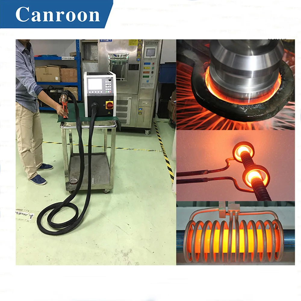 10KW advanced handheld induction heating device for brazing compressor copper tubing