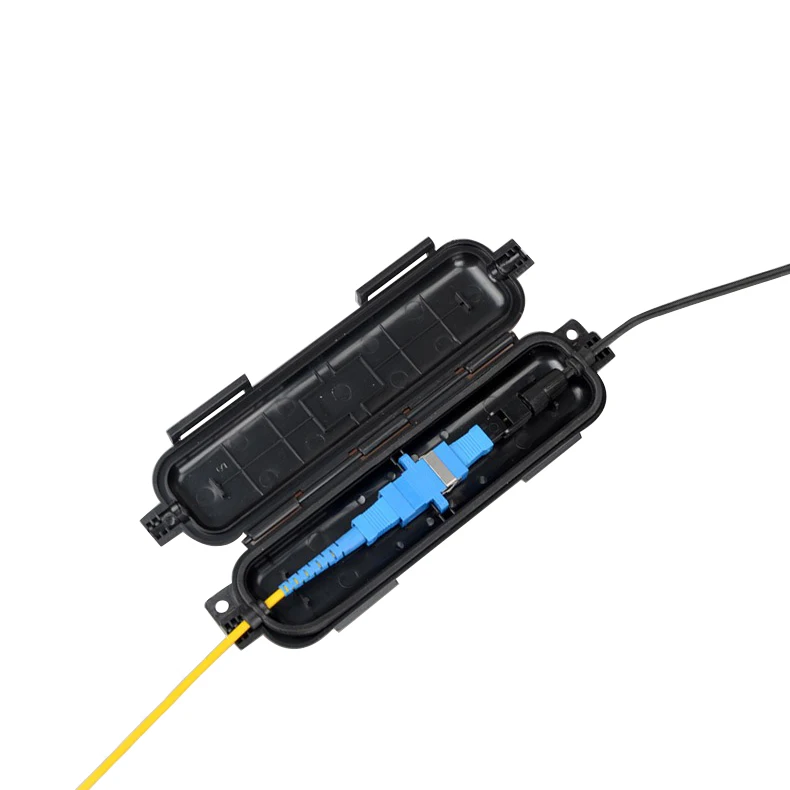 ABS material drop cable splicing sleeve protector rectangle fiber optic drop cable protective box
