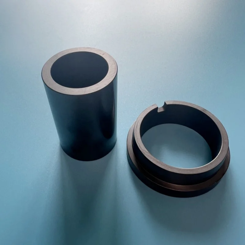 Wear-resistant Silicon Carbide Ceramic Bearing Sleeve Sic Ceramic Seal Ring