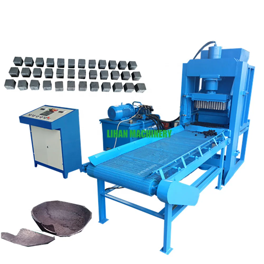New design hydraulic press cube coal shisha cubic hookah charcoal wood briquette blocks machine briquetting making machine
