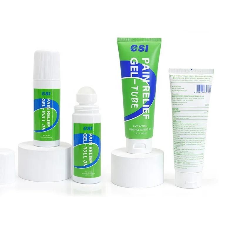 CSI Menthol Temporary Minor Pain Personal Physiotherapy Pain Relief Gel Roll-on And Pain Relief Gel Tube