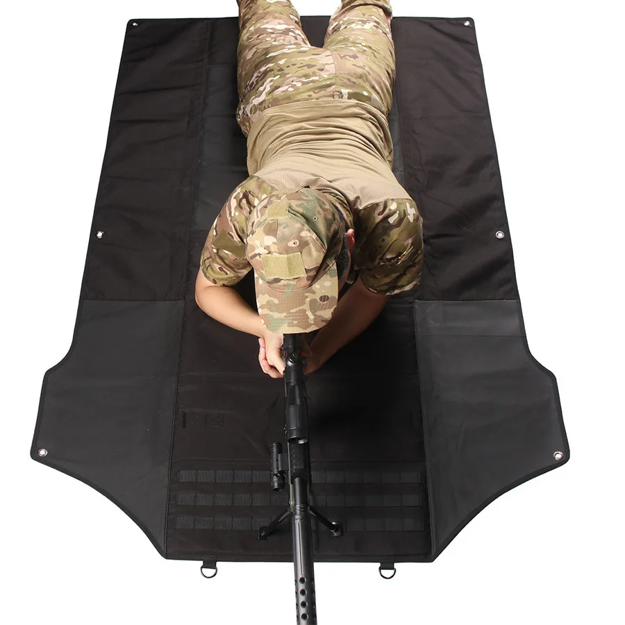 Padded Outdoor Tactical Roll Up Mat for Range  Hunting Pad Non Slip Durable Prone Hunting Accessories
