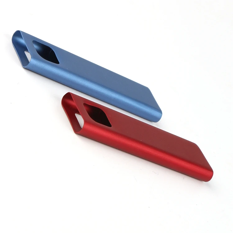 multi-color anodizing processing service custom anodized aluminum pipe parts industrial anodized extruded aluminum profiles