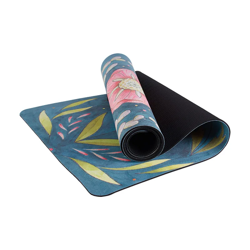High Quality Nantong Manufacturer Wholesale fitness PVC eco friendly custom print Yoga Mat