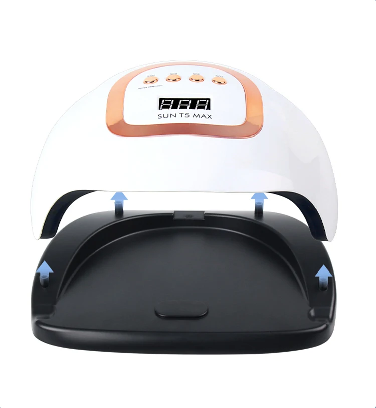 Newest SUNT5MAX 57PCS LED New 220w UV LED Nail Lamp for Gel Nail Varnish Drying