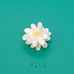 XinMei custom flower bunch hair clamp claw clips bulk eco-friendly cellulose acetate trendy claw clips for women hair