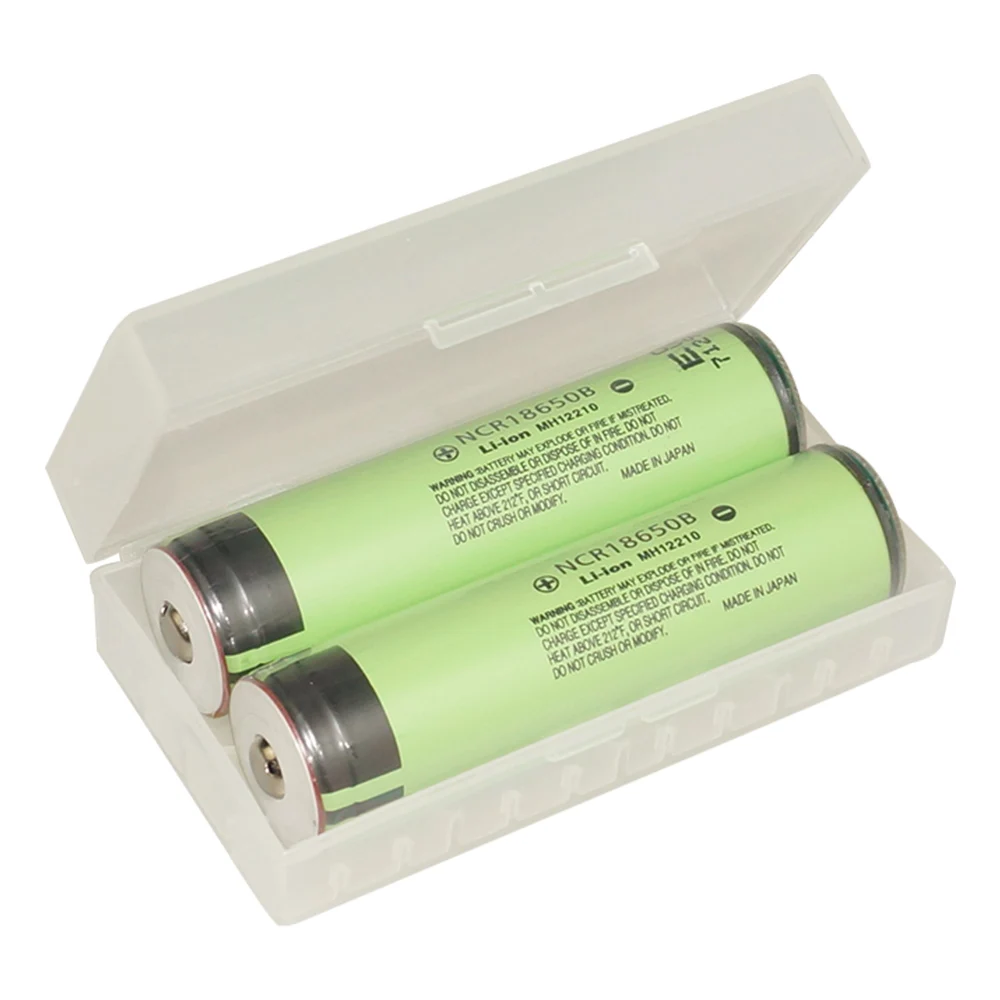 2 шт. 3400 мАч перезаряжаемые батареи для фонарик налобный фонарь литий-ионная Кнопка 18650 защищенный верхний батарея (NCR18650B