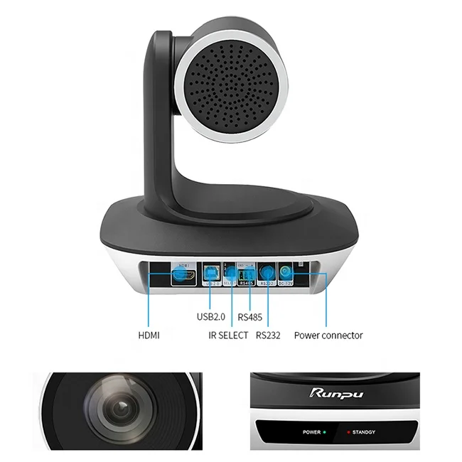 V20H 20X зум видеокамера HD 1080P 60 угловая камера экшн-видеоконференций лучшая веб-камера для