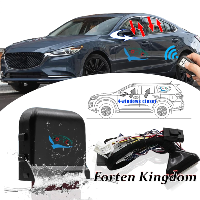 Car Automatic Window Close Kits Closer Module Automatic Folding Rearview Mirror For Mazda6 2015-2023 Automotive Electronic Parts