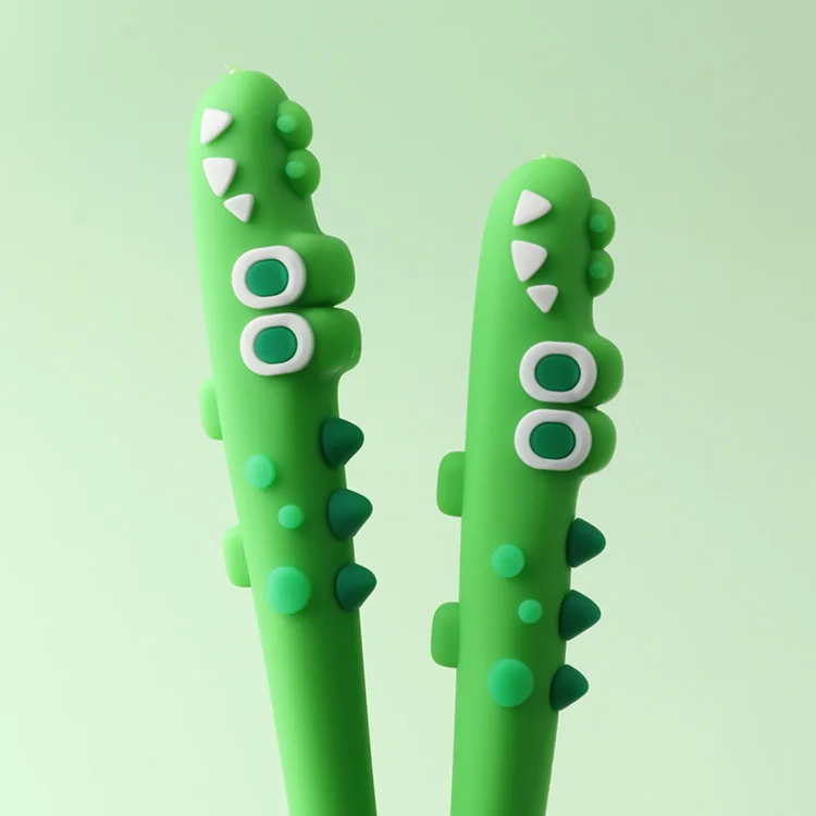 Cute Anxiety Crocodile Gel Pen Silicone Children Student Office Pen