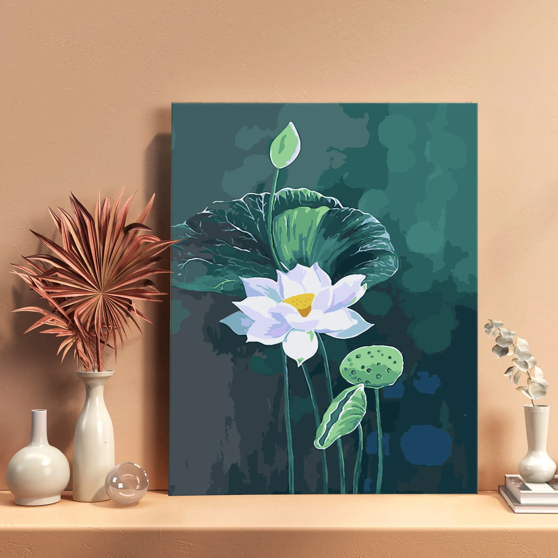 Diy Oil Painting By Numbers  Painting On Canvas With Frame Paint By Numbers For Home Decor Gifts